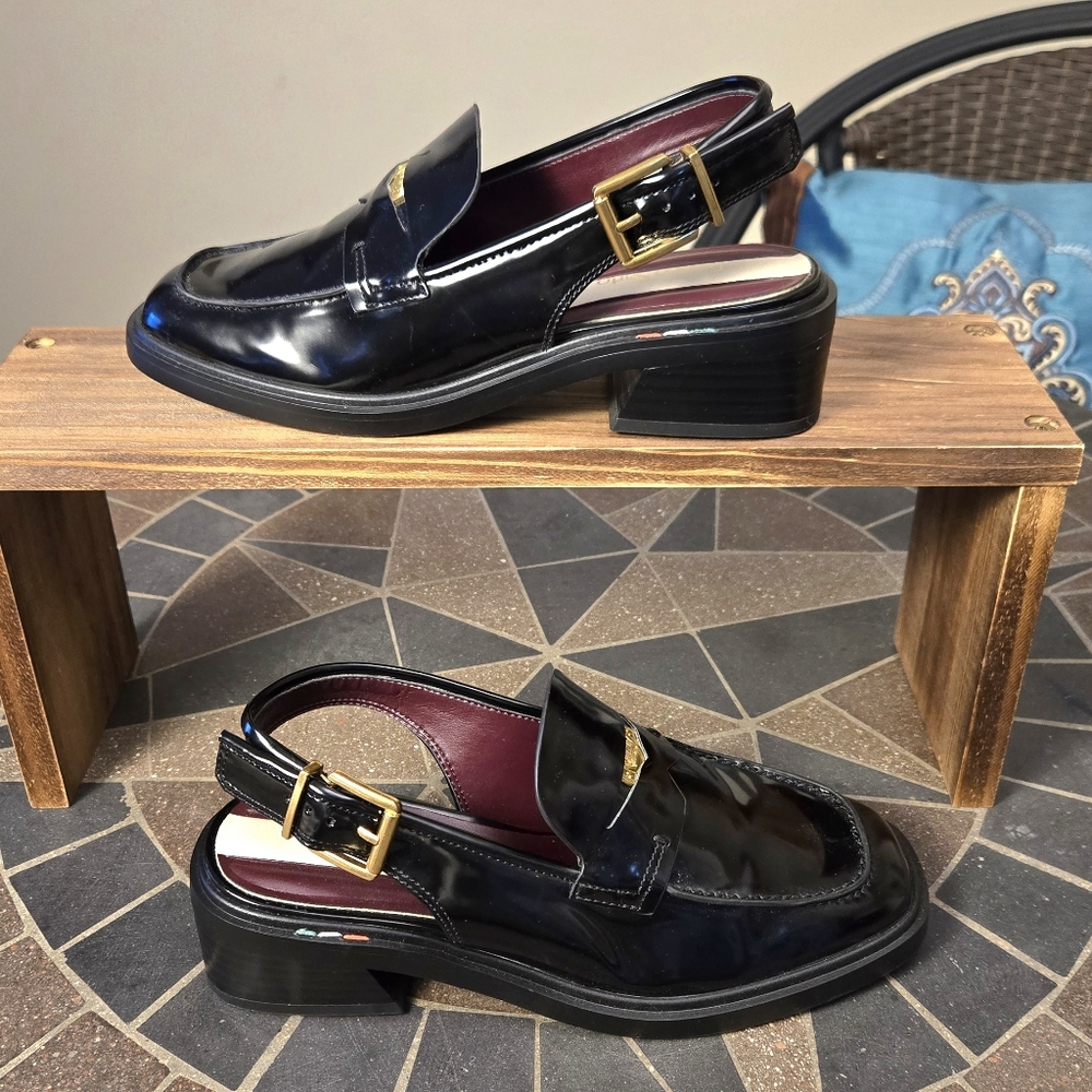 Franco Sarto Giada Sling Back Mule Loafers - Picture 2 of 11